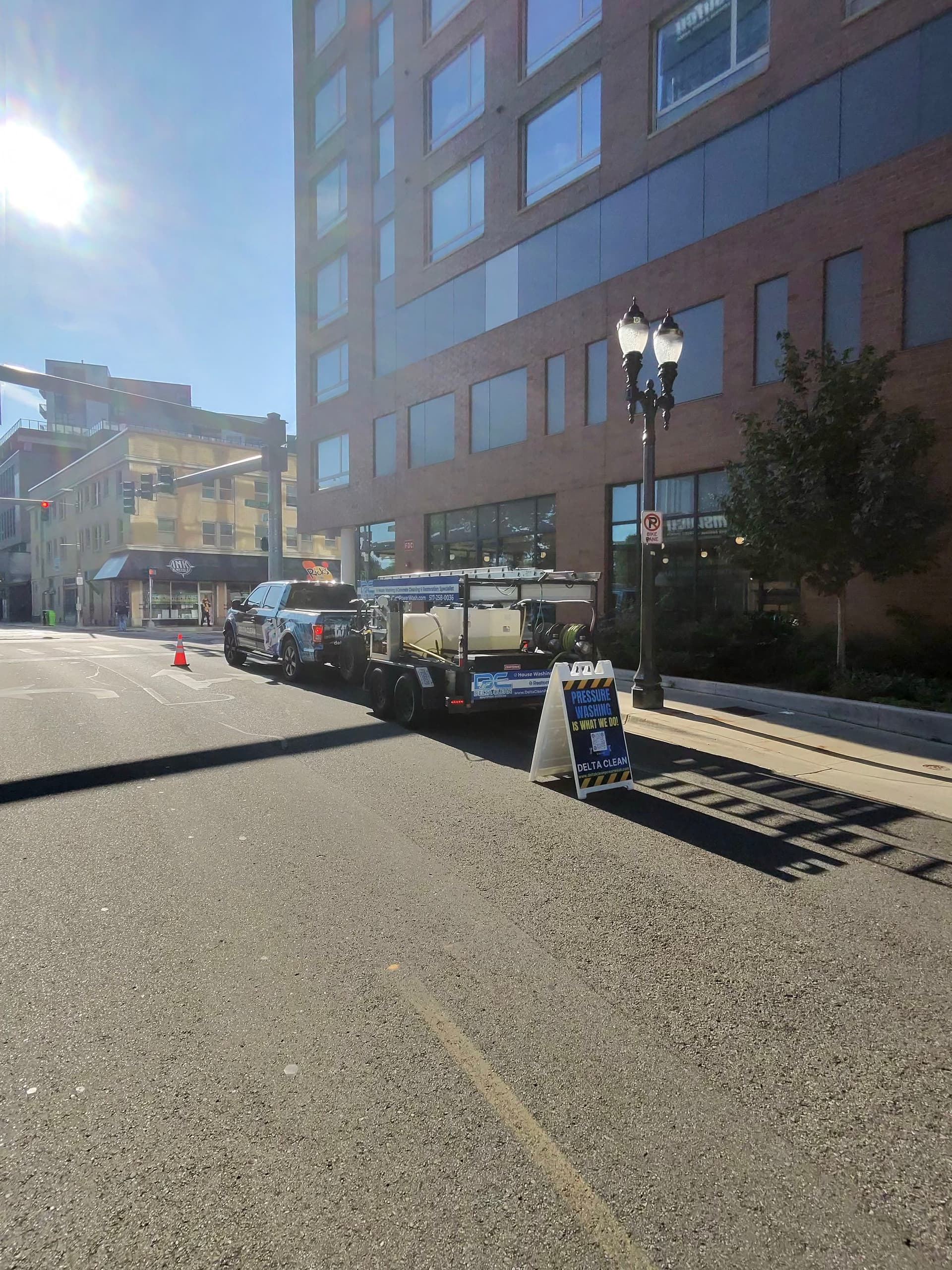 Gallery photos for Sidewalk Cleaning in the Heart of East Lansing: Image #3