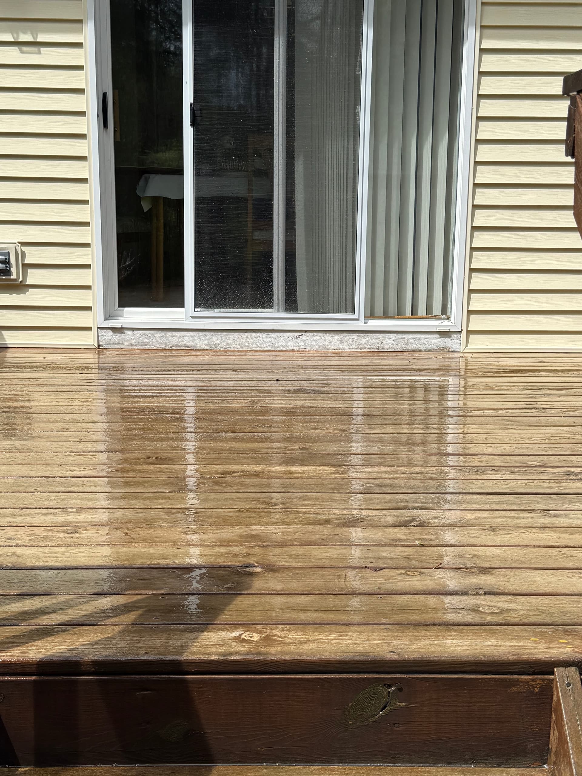 Gallery photos for Stained Siding and a Weathered Deck Get a Full Clean: Image #3