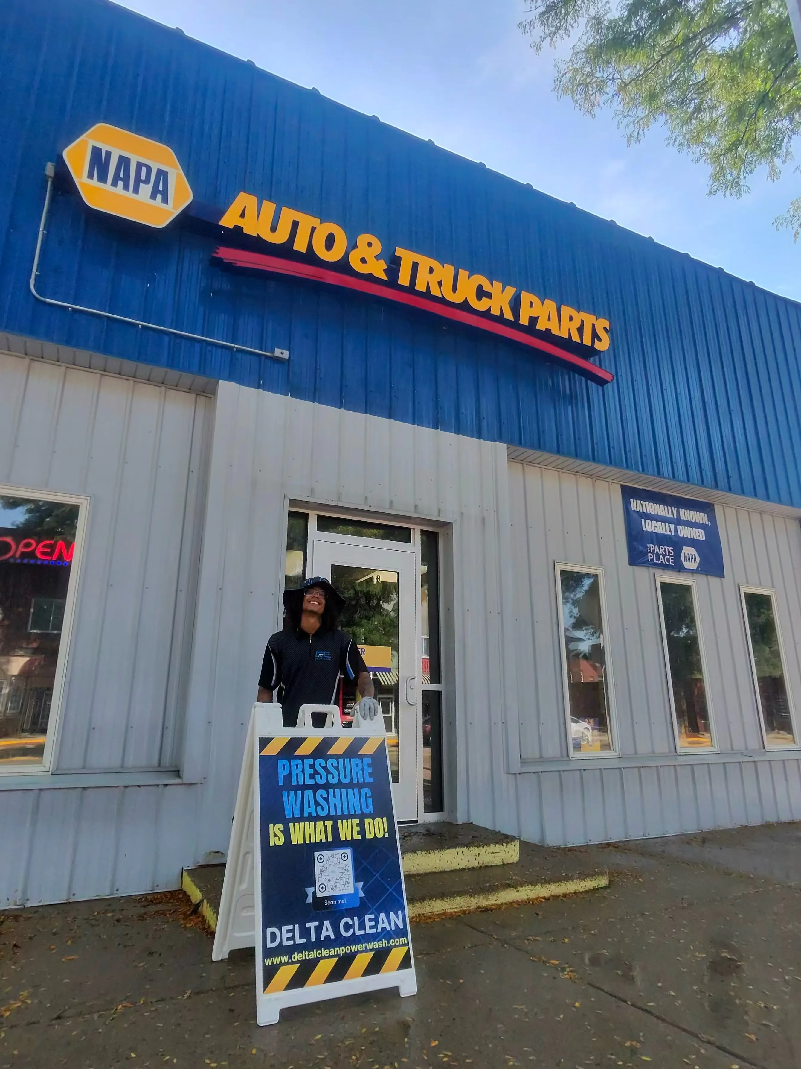 Project NAPA Auto Parts Storefront Cleaning in Eaton Rapids image