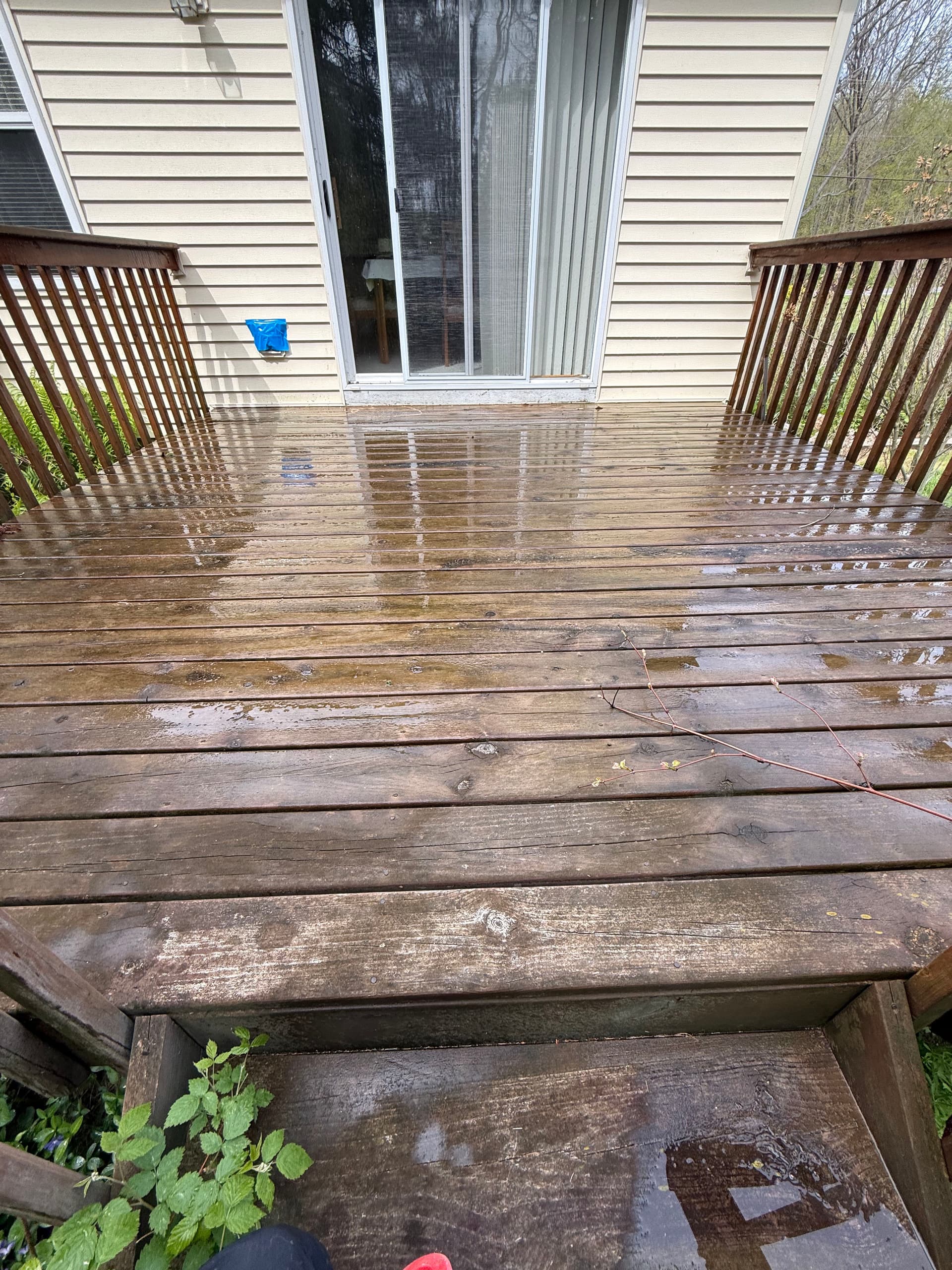 Gallery photos for Stained Siding and a Weathered Deck Get a Full Clean: Image #2