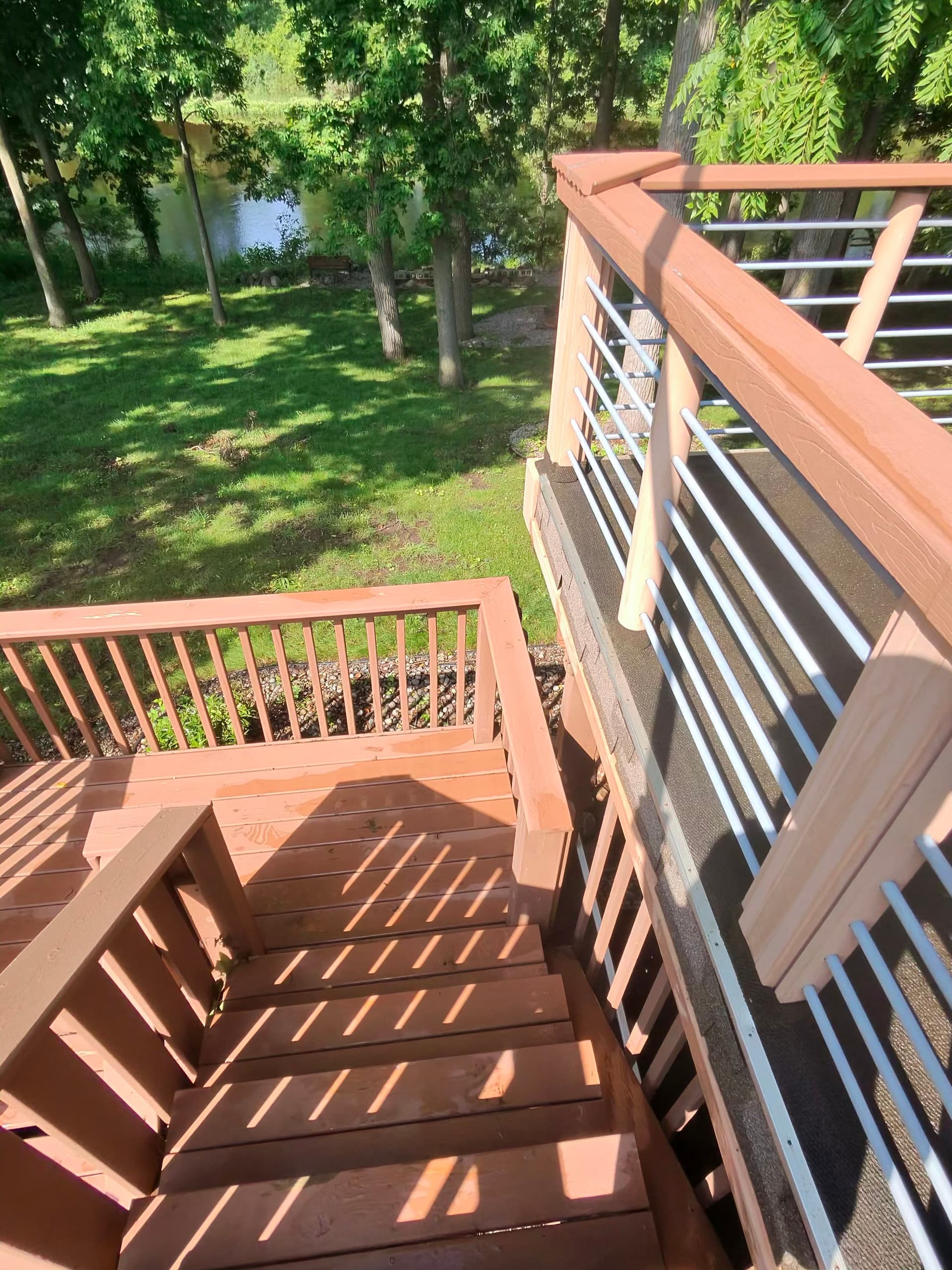 Gallery photos for What a Professional Power Wash Does for a Tired Deck: Image #1